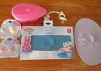 Tommee Tippee magic mat,bowl , Soothers