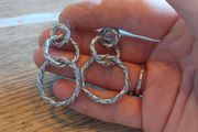 Silver Coloured Earrings