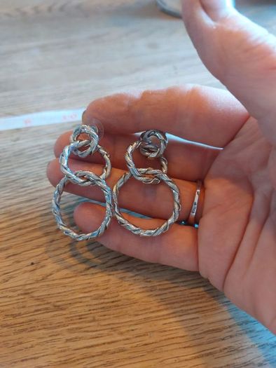 Silver Coloured Earrings