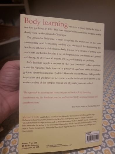 Body Learning: An Introduction to the Alexander Technique (Soft cover)  Michael Gelb