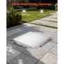 Manhole Cover with Frame, 600 x 600mm Square Septic Tank Lid with Base, Heavy-Duty Slip-Resistant Carbon Steel Drain Channel Inspection Image 5