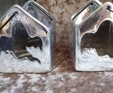 Ghost tea lights holders