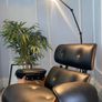 Eames Style Chair and Foot Rest Image 6
