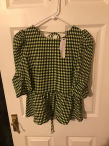 Topshop open back top rrp 40E