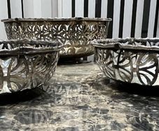silver plated bowls