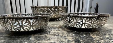 silver plated bowls