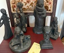 Vintage Collection of Genesis Bronze Ornaments and Busts