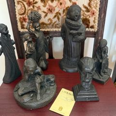 Vintage Collection of Genesis Bronze Ornaments and Busts