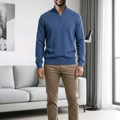 Ralph Lauren Quarter Zip Knit Jumper Size Medium