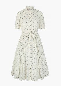 Susannah Blue Polka Dress Size 8