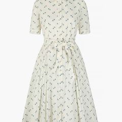 Susannah Blue Polka Dress Size 8
