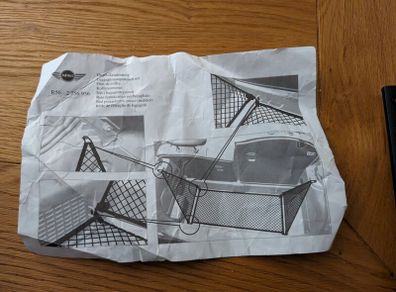 MINI - Luggage compartment net