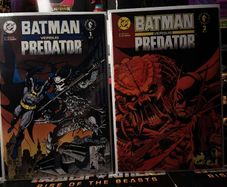 Batman Versus Predator ! First 2 Issues ! by Adam Kubert ! 1991 ! by DC Comics/ Dark Horse
