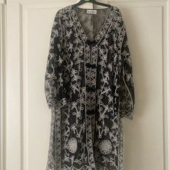 Vintage 80's Black/White Evening Jacket.