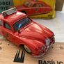 Corgi 213. Jaguar 2.4 Fire Service car. Boxed . Box and model in excellent condition (1959/61) Image 2
