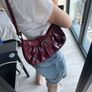 Shoulder Bag purse burgundy red Image 5