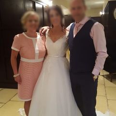 White Rose Wedding Dress