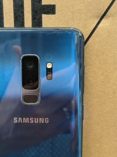 Samsung Galaxy S9+ Plus Blue 128GB 6GB RAM Unlocked (Screen Has a Crack)