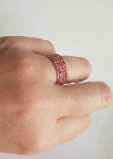 New pink stones Ring