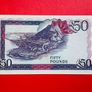 Gibraltar  50  Pounds  1986 . Pick  24.  A Prefix    ( Uncirculated ) Image 2