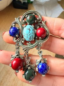Vintage Signed Miracle Brooch