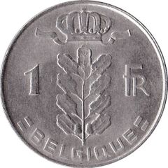 1 Franc Belgium, 1975