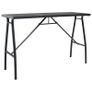 9 Piece Garden Bar Set Black and Grey Image 3