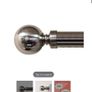 Stainless steel chrome curtain pole Image 2