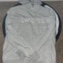 Nike Swoosh Pullover Hoodie Medium Light Grey Image 2