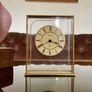 Vintage Brass German Minster Floating Clock Quartz Image 10