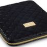 New Ipad 3 / 2 Alesha Quilted Leather Case Cover REDUCED  Black , Cream By Covert Image 3