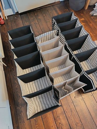 3 x IKEA hanging storage