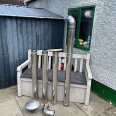 stove stainless steel flue