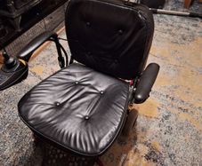 motorised wheelchair. Mobility scooter