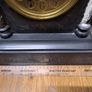 Marble and brass mantle clock Image 9