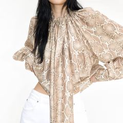 pussy bow blouse