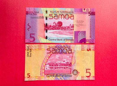 Samoa  5. Tala  2008. Pick  38a  ( Uncirculated)