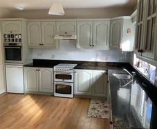 Black granite countertops