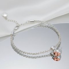 Robins Appear 2 Tone Bracelet