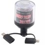 Electric herb usb grinder 3 phone connectors 2 for 16 3 for 20 Image 3