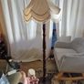 Vintage  Large Tall Lamp with Large Shade Image 10