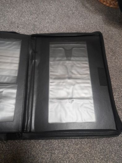leather business folder