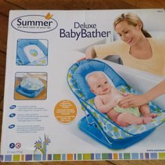 Brand New deluxe baby bather summer in blue color with package