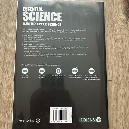 Essential Science: Student Laboratory Notebook (Junior Cycle Science)