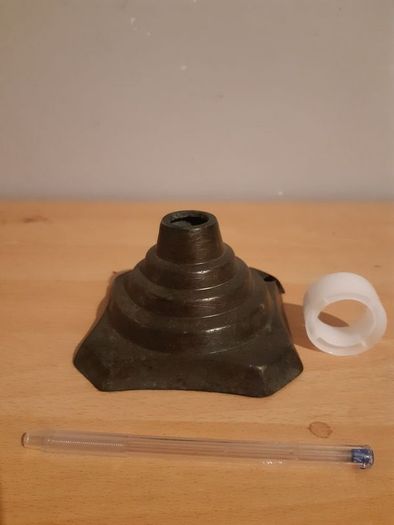 old brass lamp stand