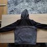 Genuine Lacoste boys grey/ black full zip hoodie age 6 116 cm 46 inch Postage included Image 4