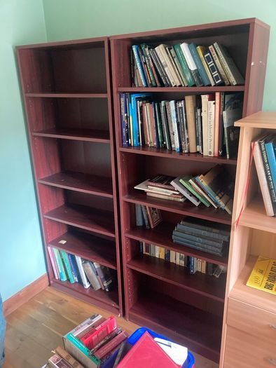Bookcases x 2 - Bookshelves.