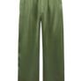 Fab Zara Green Satin Wide Leg Trousers Image 2