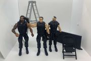 wwe elite series 25 &amp;  26 The Shield Seth Rollins, Roman Reigns &amp; Dean Ambrose action figures
