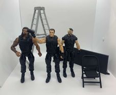 wwe elite series 25 &  26 The Shield Seth Rollins, Roman Reigns & Dean Ambrose action figures